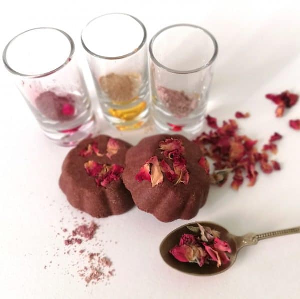 Champú sólido natural de Rosa ayurveda por SaponediValeria