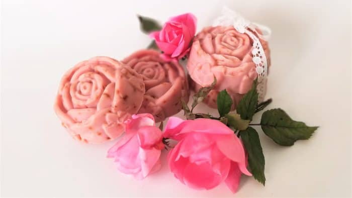 jabón rosa mosqueta artesanal casero