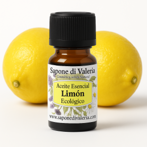 Aceite esencial limón ecológico aromaterapia