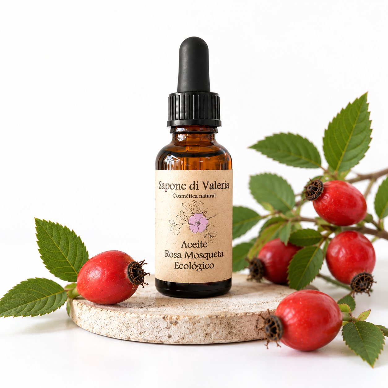aceite rosa mosqueta ecológico natural para el rostro ⋆ Sapone di Valeria